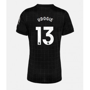 Tottenham Hotspur Destiny Udogie #13 Segunda Equipación Mujer 2025-26 Manga Corta